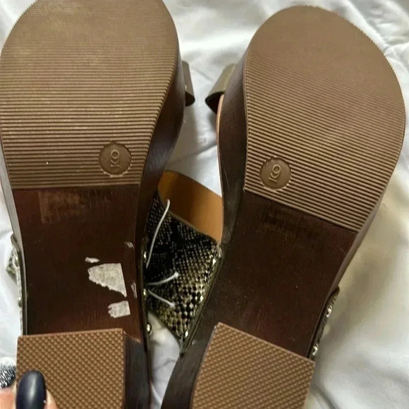 Report snakeskin chunky heel slip on size 9 brand new - Picture 5 of 6